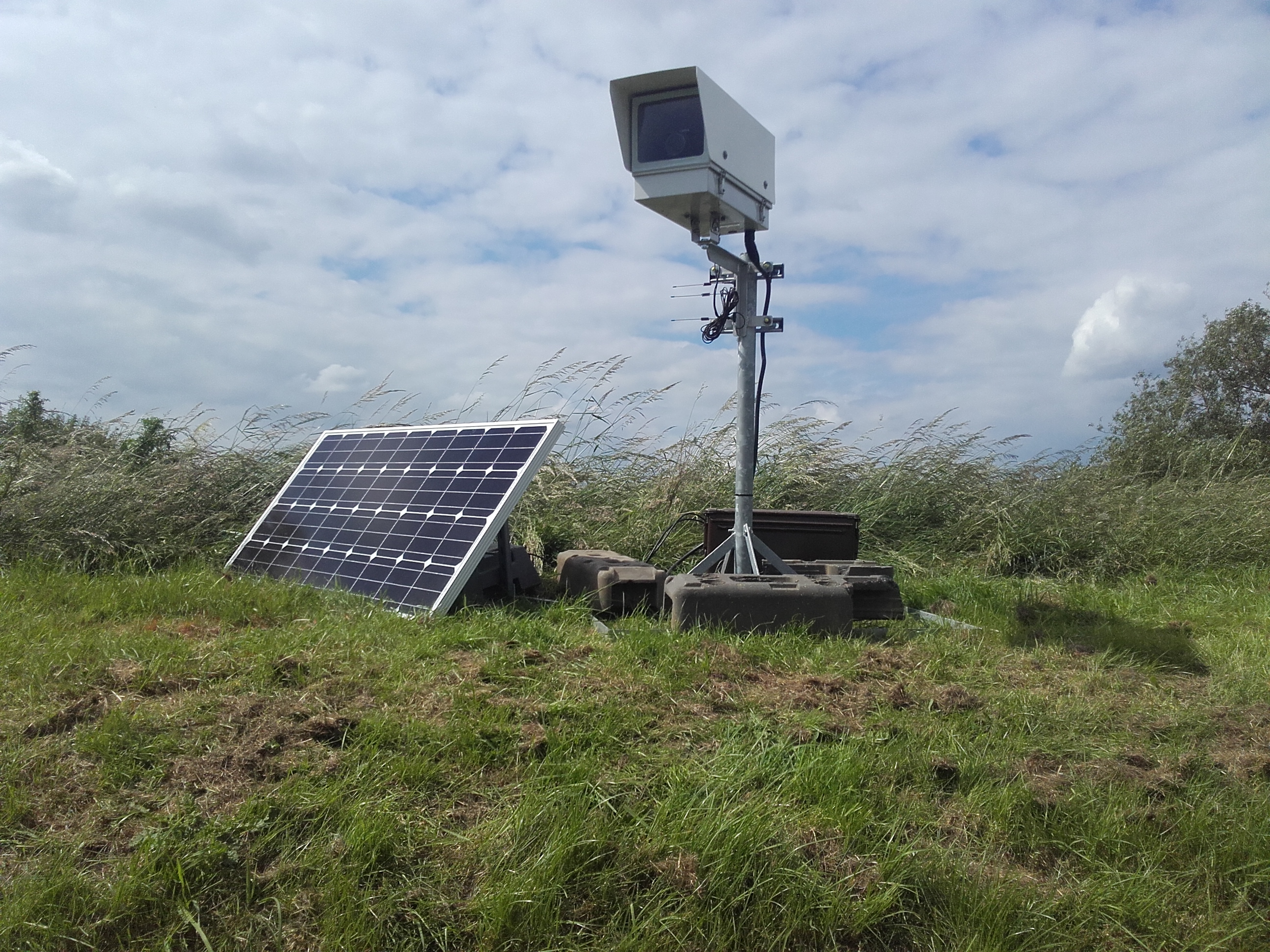 solar powered time-lapse