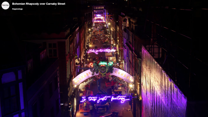 Bohemian Rhapsody over Carnaby Street