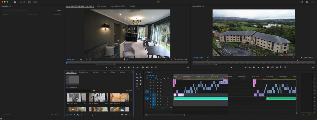 our bespoke editing of your time-lapse film