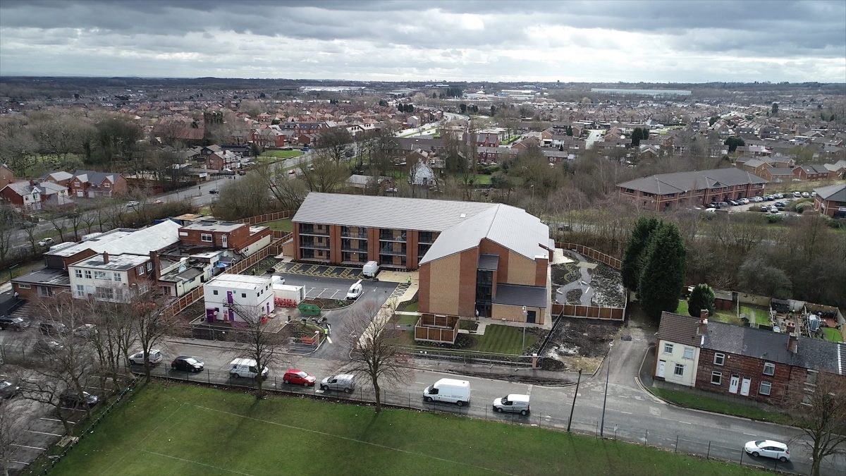 Little Lane Assisted Living Apartments - Long duration time-lapse, plus on-site and aerial filming