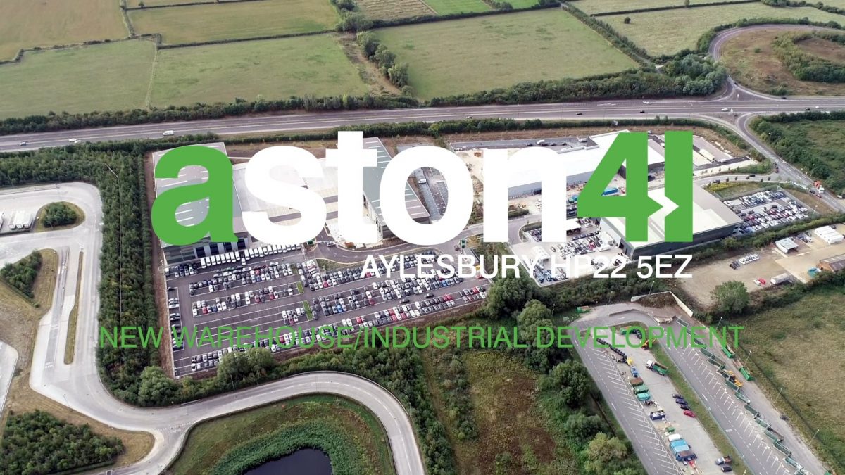 Aston 41 Industrial Estate Development - Aerial filming
